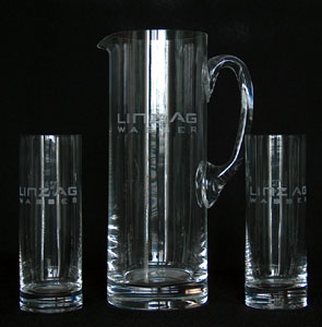 engraved logo